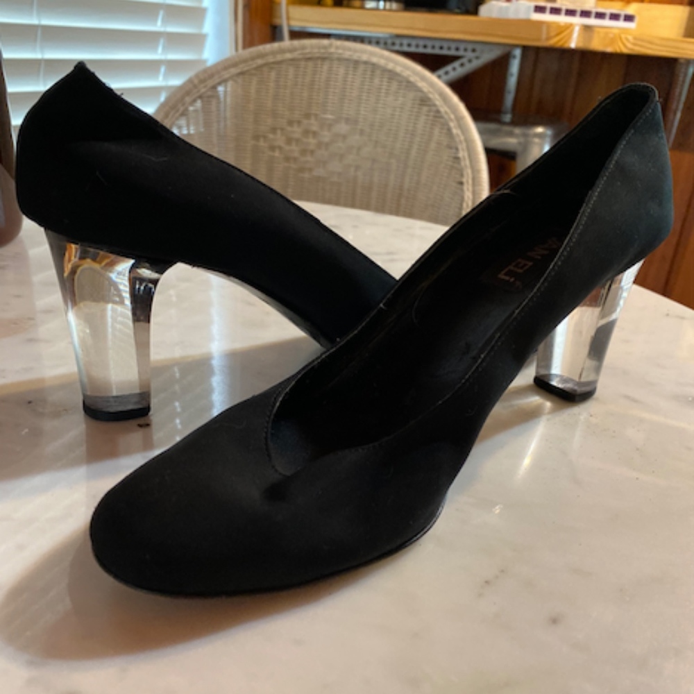 Vintage Heels Size 11 clear heel